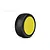 Jetko 1/8 Marco Super Soft Tyres on Yellow Dish Rims - Glued Wheels 2Pcs JKO1003DYSSG