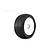 Jetko 1/8 Lesnar Ultra Soft Tyres on White Dish Rims - Glued Wheels 2Pcs JKO1204DWUSG