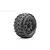 Jetko 3.6" King Cobra MT Medium Soft Belted Tyres on (1/2" Off Set) Black Claw Rims - Glued Wheels 2Pcs JKO1802CBMSGBB2