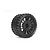 Jetko 4.0" Prophet SMT Medium Soft Belted Tyres on Black Claw Rims - Glued Wheels 2Pcs JKO1902CBMSGBB1