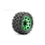 A single Jetko 2.8 inch King Cobra ST RC tyre mounted on a bright green multi-spoke wheel against a white background.