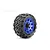 Jetko 2.8" Rockform ST Medium Soft Tyres on Metal Blue Claw Rims - Glued Wheels 2Pcs JKO2703CLMSGNB1
