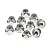 HPI 4mm Silver Steel Flanged Serrated Nyloc™ Nuts 10Pcs 103729