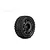 A single Jetko 1.9 inch Avantgarde rally tyre pre-glued to a black multi-spoke Radia rim, shown against a white background.