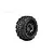 A single Jetko 1.9 inch rally tyre mounted on a black multi-spoke RC wheel against a white background.