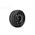 Jetko 1.9" Formula Super Soft Tyres on Black Claw Rims - Glued Wheels 2Pcs JKO3204CBSSG