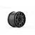 A single black Jetko 3.8 inch RC monster truck rim with a multi-spoke design, shown against a white background.