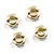 Yeah Racing Brass Wheel Hex Adapters 4Pcs TR4M-005GD