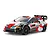 Tamiya 1/10 scale Toyota GAZOO Racing WRT/GR Yaris Rally1 Hybrid RC car kit, featuring a detailed white, red, and black rally livery.