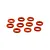 HPI 5x9x2mm Silicone O-Rings 10Pcs 104726