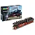 A Revell 1/87 scale plastic model kit of a BR 03 express steam locomotive, shown with its packaging box and the fully assembled model on a track section.