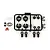 Pro-Line PowerStroke shock rebuild kit parts including a plastic parts tree, O-rings, and spacers on a white background.