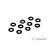 XRAY Black Aluminium 3x6x1.0MM Shims 10Pcs 303122-K