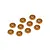 XRAY Orange Aluminium 3x6x2.0MM Shims 10Pcs 303123-O