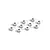 XRAY Silver Aluminium 3x6x3.0MM Shims 10Pcs 303125