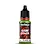 A 18ml bottle of Vallejo Game Color Scorpy Green acrylic paint, featuring a black dropper cap and a label with the product name and code 72.032.