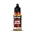 A bottle of Vallejo Game Color Bronze Brown acrylic paint, showing the dropper bottle design with a black cap and label featuring a fantasy character illustration.