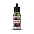 A bottle of Vallejo Xpress Color Orc Skin acrylic paint, 18ml, featuring a black dropper cap and a label with an orc illustration.