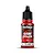 A bottle of Vallejo Game Color Red Ink (72.086) acrylic paint, featuring a black dropper cap and a red label with white text.