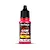 A bottle of Vallejo Game Color Fluorescent Red acrylic paint, 18ml, featuring a black dropper cap and a label with the product name and code 72.157.