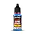 A 18ml bottle of Vallejo Game Color Fluorescent Blue acrylic paint, featuring a black dropper cap and a label with the product name and SKU 72.160.