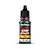 A bottle of Vallejo Game Colour Fluorescent Cold Green acrylic paint, 18ml, featuring a black dropper cap and a label with the product name and code 72.161.