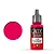 A 17ml bottle of Vallejo Game Color Scarlet Blood acrylic paint with a red paint swatch circle next to it on a white background.