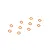 XRAY Orange Aluminium 3x6x3mm Shims 10Pcs 303142-O