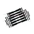 GPM Black Aluminium Turnbuckles 18Pcs MAG160-BK-BEBK