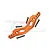 GPM Orange Aluminium 4x4 Front Shock Tower MAG028-OR