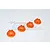 GPM Orange Aluminium 22mm Wheel Nuts 4Pcs TXM005-OR