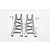 GPM Grey Sliver Aluminium Front Lower Suspension Arms 2Pcs MAG055-GS