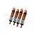 GPM Orange Aluminium Front & Rear Shock Set 4Pcs SLE128143-OR-BK