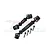GPM Black Carbon Steel Front & Rear Driveshafts 2Pcs TRX4M037S-BK