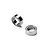 Two small metal shielded ball bearings shown from different angles on a white background.