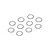 XRAY 4x6x0.1mm Washer 10Pcs 962042