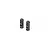 XRAY Black Aluminium Servo Mount 2Pcs 376263