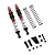 Yeah Racing Red Aluminium 110mm Desert Cobra Dual Spring Shocks 2Pcs w/ Long Springs DDC-110RD
