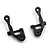 Yeah Racing Black Aluminium Front Upper Suspension Arms 2Pcs w/ 2° Camber KY03-006BK