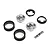 Axial 1.9" Retro Slot Satin Beadlock Rims 2Pcs AXI43013