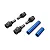 Traxxas Blue Aluminium Front & Rear Centre Driveshafts 2Pcs w/ Steel CVD Joints 9751-BLUE