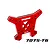 Traxxas Red Aluminium Rear Shock Tower 9638R