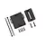 Traxxas Telemetry Expander Mount kit including a black plastic mounting plate, a slotted bracket, four small screws, two longer screws, and two zip ties.