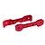 Traxxas Red Aluminium Front Tie Bars 2Pcs 9527R