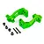 Traxxas Green Aluminium Hub Carriers (C-Hubs) 2Pcs 9532G