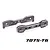 Traxxas Aluminium Front Tie Bars 2Pcs - Titanium 9629A