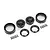 Traxxas 1.0" Method Race Black Beadlocked Rims 2Pcs 9781
