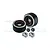 GPM 1.3" Silver Aluminium Beadlock Rims 2Pcs TRX4MZSP1153-S