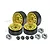 GPM 1.0" Gold Aluminium Beadlock Rims 4Pcs TRX4MZSP1220-GD