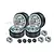 GPM 1.0" Silver Aluminium Beadlock Rims 4Pcs TRX4MZSP1220-S